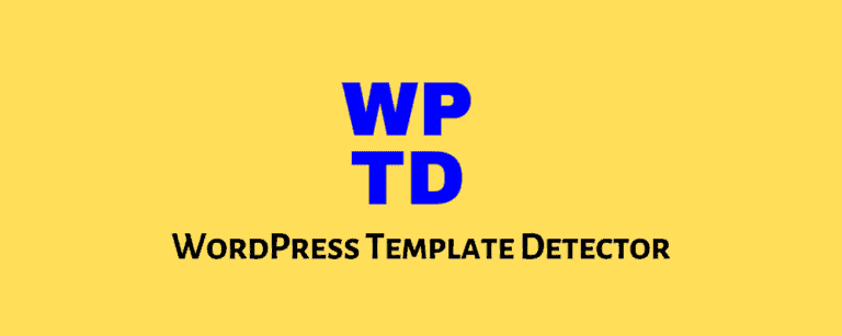 WordPress Website Template Detector
